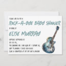 Recherche de guitare acoustique invitations Aquarelle