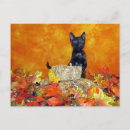 Recherche de chat halloween cartes postales Action de grâces