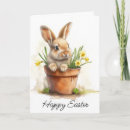 Recherche de heureuse de pâques cartes Aquarelle
