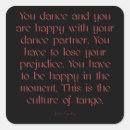 Recherche de danseurs de tango autocollants Danseuse