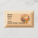 Recherche de étude cartes visite Teacher