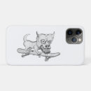 Recherche de chien noir et blanc iphone coques Rétro