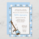Recherche de rock star baby shower invitations Musique