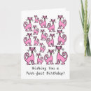 Suche nach sie sind eine coole katze karten Rosa