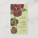Recherche de style japonais cartes visite Fleurs