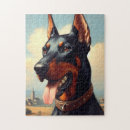 Recherche de doberman puzzles Dobère