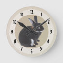 Suche nach weißes kaninchen wanduhren Haustier