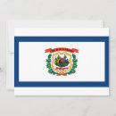 Recherche de drapeau de la virginie occidentale cartes postales Ouest