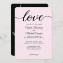 Recherche de rose blanc mariage invitations Typographie