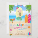 Recherche de hawaii anniversaire invitations Surf