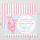 Recherche de pantoufles de ballet invitations Ballerine