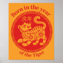 Suche nach jahr des tigers poster Chinesischer zodiac