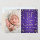 Recherche de purple gold quinceanera invitations Mis quince