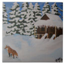 Recherche de hiver carreaux Peinture