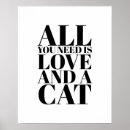 Recherche de citations de chat posters Noir et blanc
