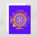Recherche de yantras cartes postales Mandala