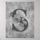 Suche nach monogramm initialen poster Elegant