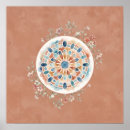 Recherche de mandala floral posters Vintage