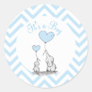 Recherche de blue elephant autocollants Baby shower