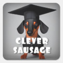Recherche de saucisse drôle autocollants Dachshund