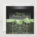 Recherche de motif zèbre invitations Fête d'anniversaire