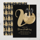 Recherche de de 20 ans anniversaire invitations Minimaliste