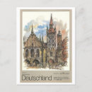 Recherche de vintage munich cartes postales Aquarelle