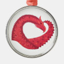 Recherche de dragon rouge ornements Papier