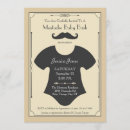 Recherche de coup moustache invitations Bébé