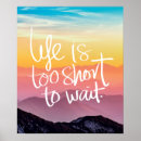 Recherche de la vie trop courte posters Citation