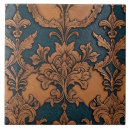 Recherche de cuir de faux carreaux Brun