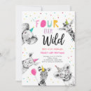 Recherche de four ever wild invitations Jungle