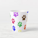 Recherche de empreinte patte chien tasses Chat