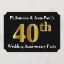 Suche nach 40 hochzeitstag einladungen Party zum hochzeitstag