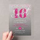 Recherche de 16 anniversaire invitations Paillettes