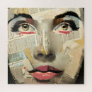 Suche nach gesichter puzzle Wandkunst