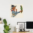 Recherche de perroquet pirate posters Vintage