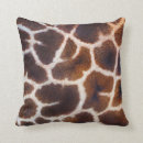 Recherche de peau girafe coussins Faune