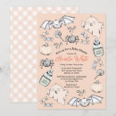 Recherche de souris mignonne invitations Aquarelle