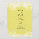 Recherche de jaune mariage invitations Brillant