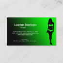 Recherche de sous vêtements cartes visite Lingerie