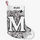 Recherche de lettres chaussette de noël Pour eux