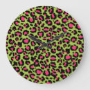 Recherche de léopard horloges Gros chat