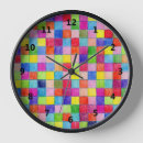 Recherche de crayon de couleur horloges Motif