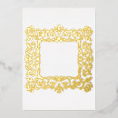 Recherche de cadre baroque invitations Orné