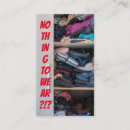 Recherche de conseiller de mode cartes visite Customer