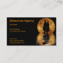 Recherche de detectives cartes visite Agence