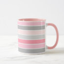 Recherche de rayure grise tasses Rose
