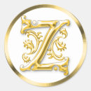Recherche de z initial autocollants Lettre