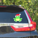 Suche nach weihnachtsfrosch aufkleber Cartoon
